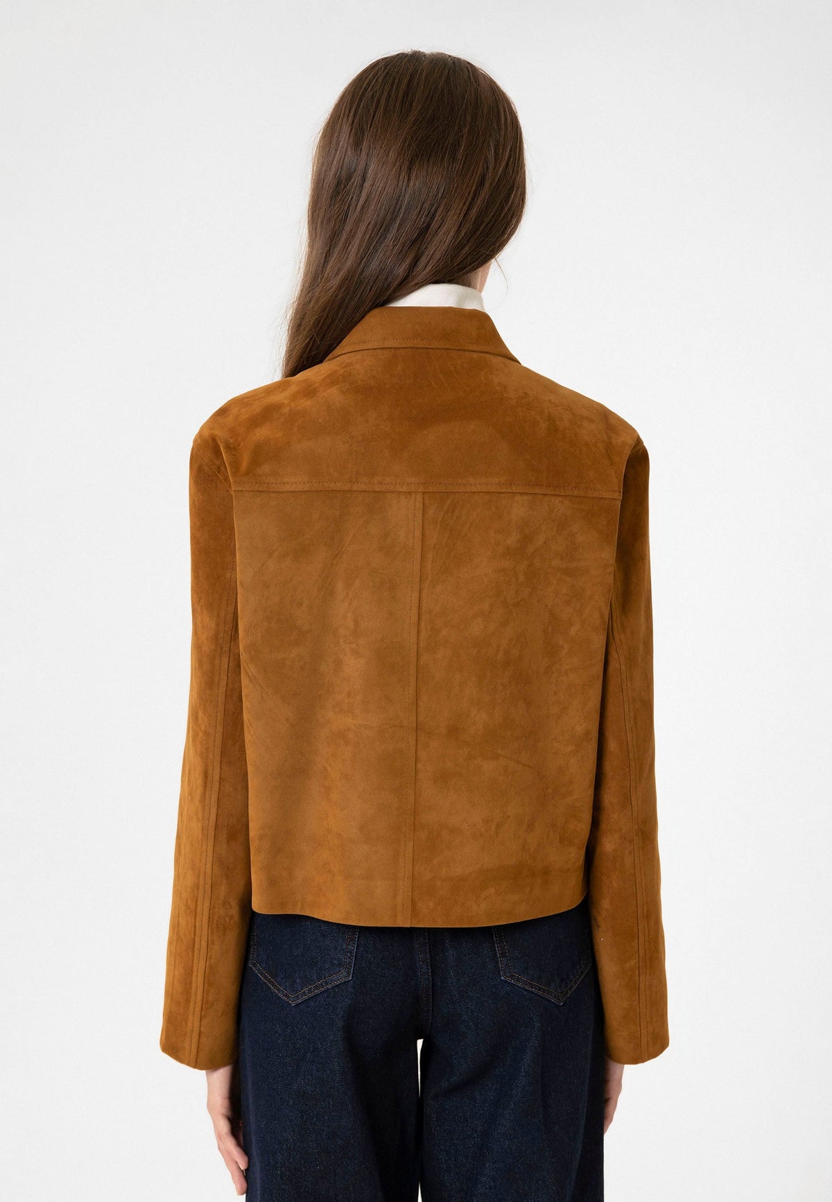 Antioch Women's Faux Suede Crop Jacket