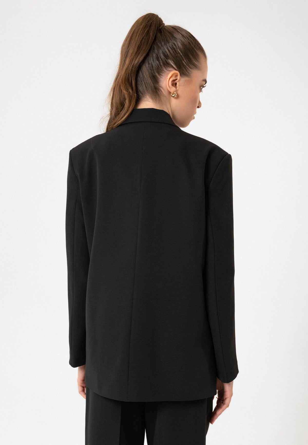 Antioch Women's Double-Breasted Oversized Blazer Jacket
