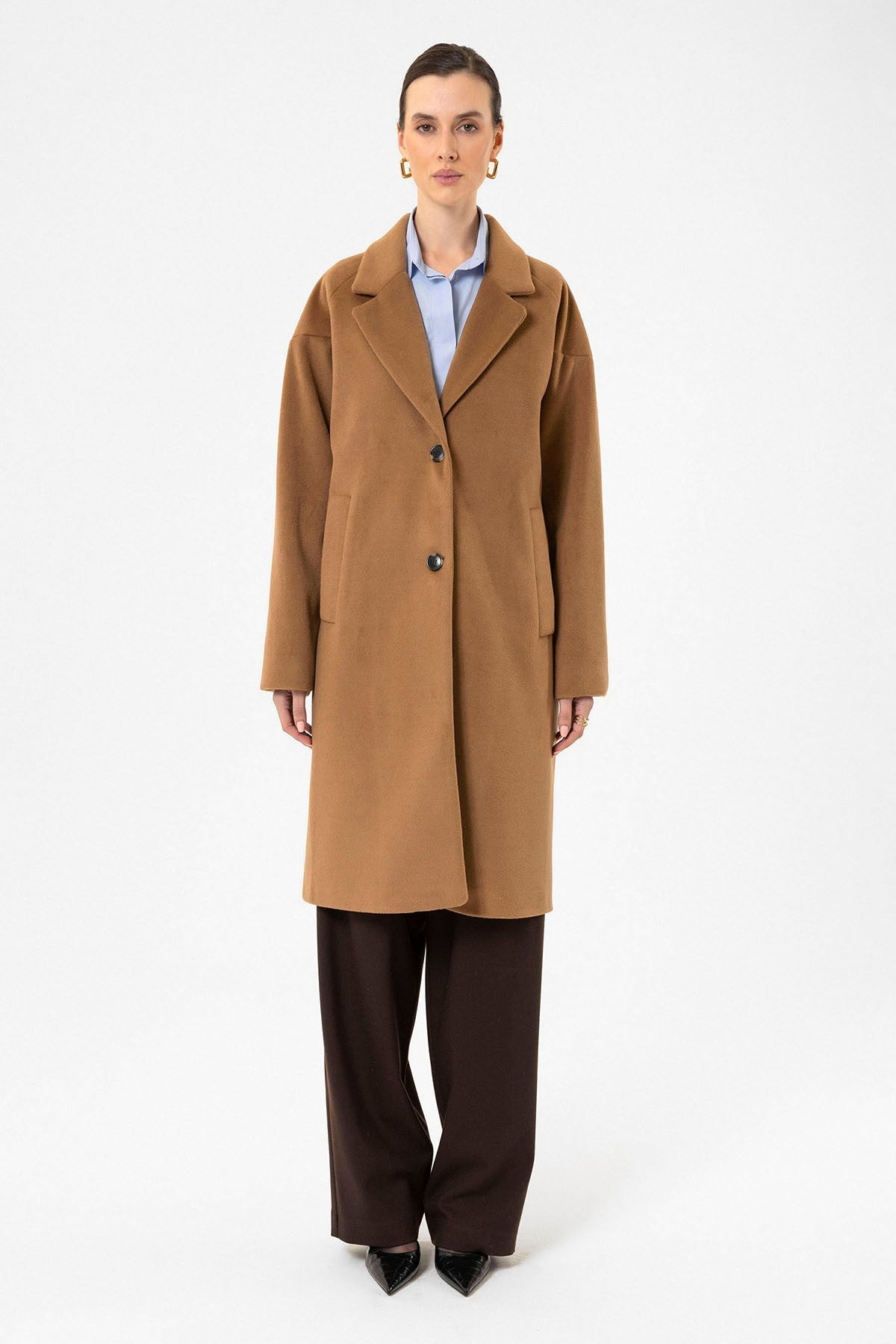 Antioch Women's Wool-Blend Textured Coat