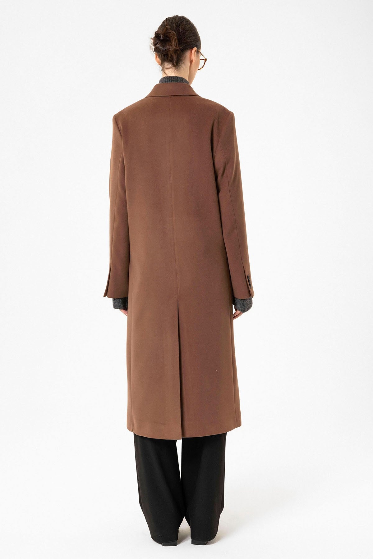 Antioch Women's Double-Breasted Long Coat