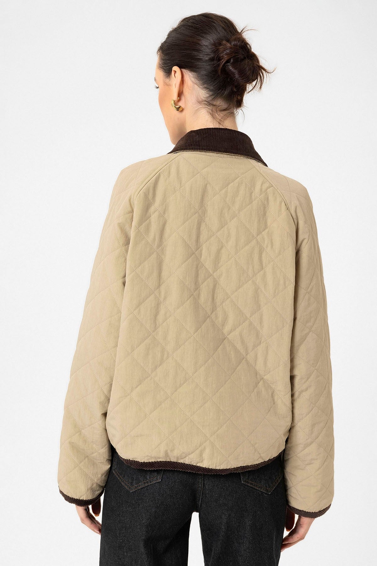 Antioch Women's Polo-Neck Quilted Jacket
