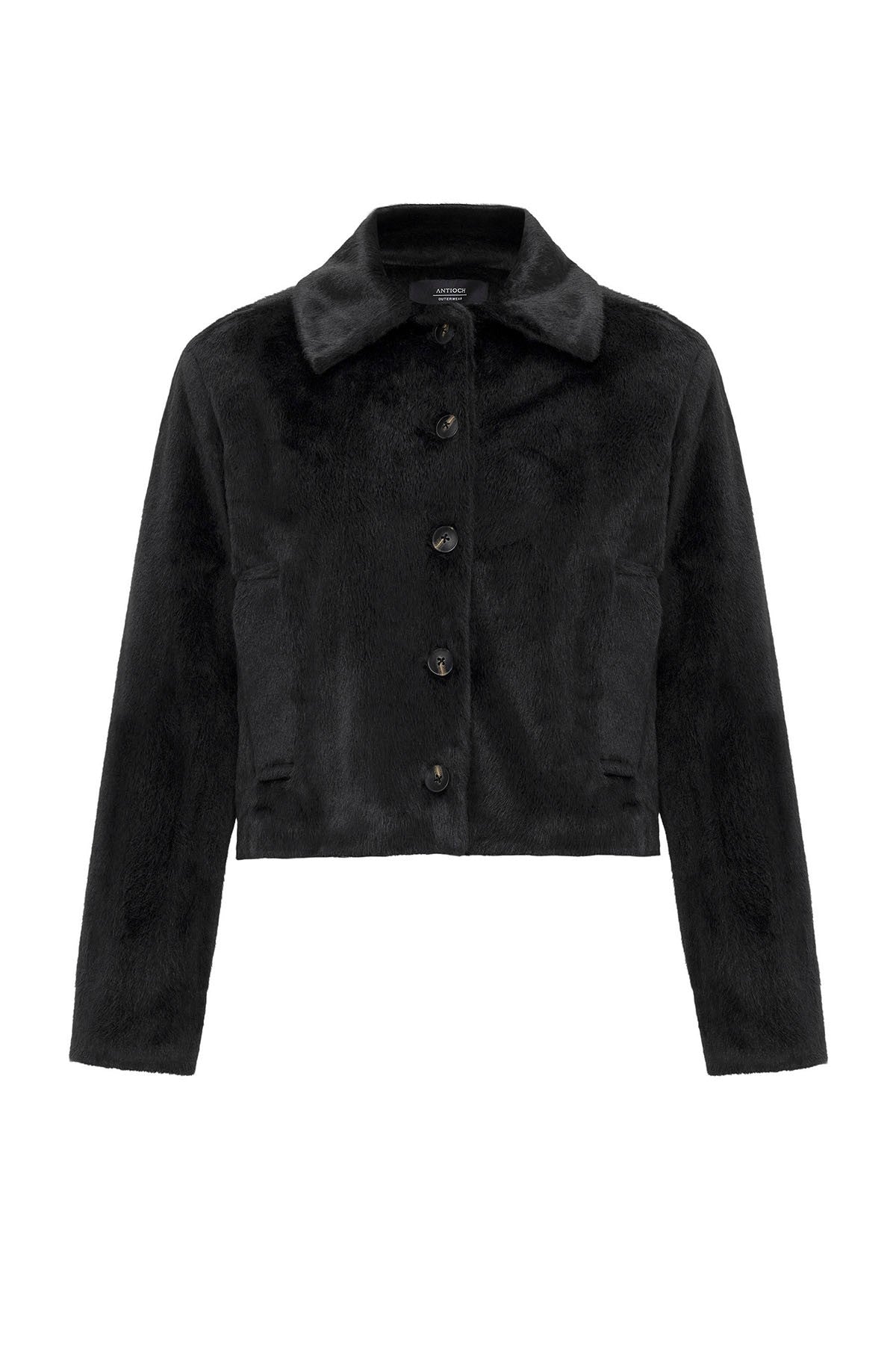 Antioch Women's Faux Fur Crop Jacket