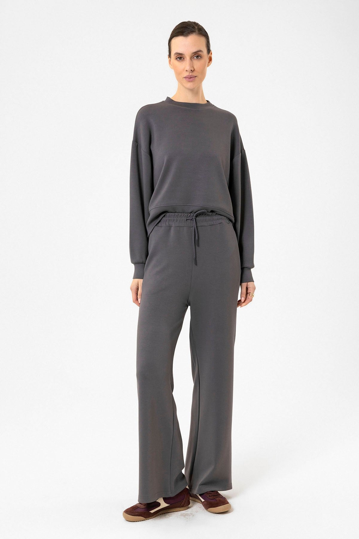 Women's Flared-Leg Sweatsuit Set