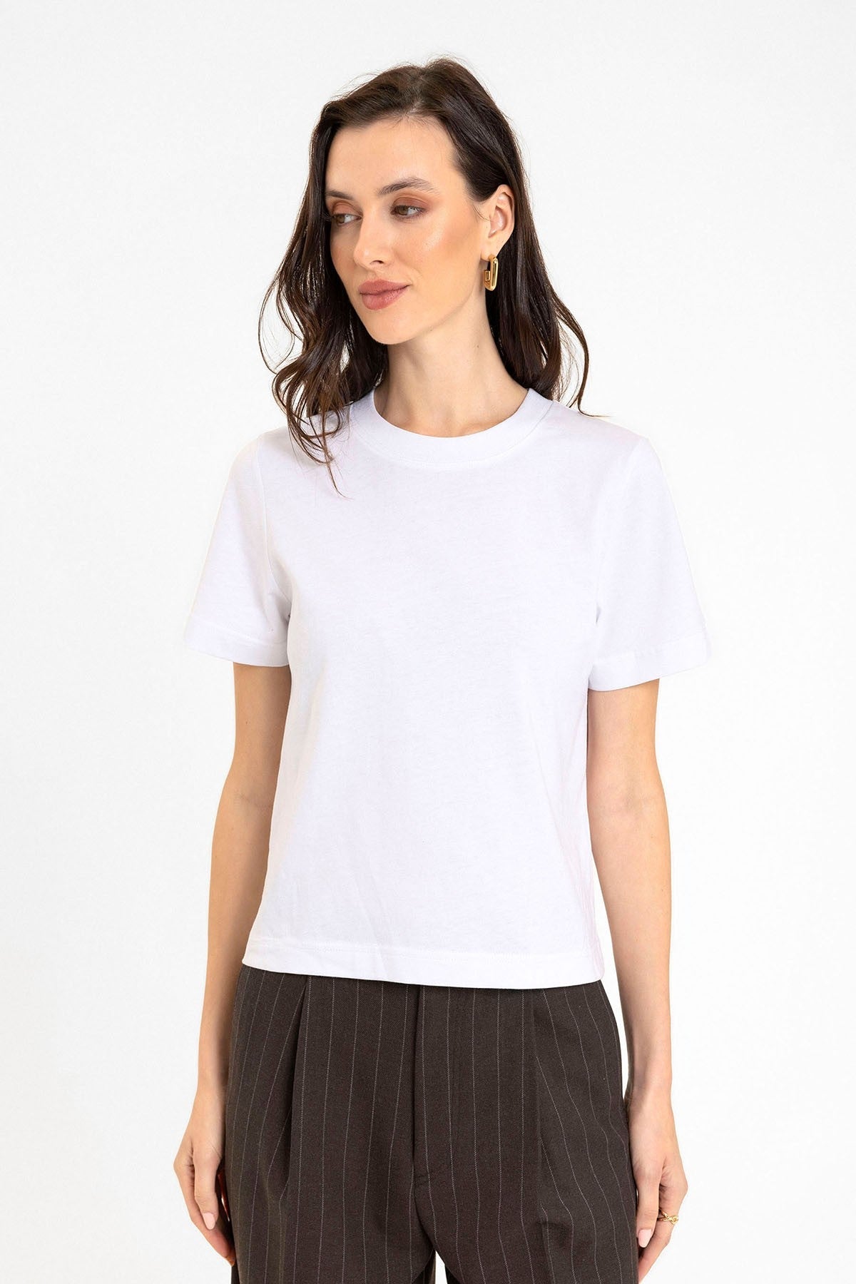 Antioch Women's Crew Neck Basic T-Shirt