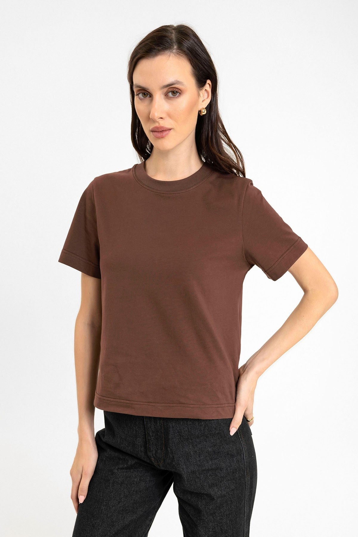Antioch Women's Crew Neck Basic T-Shirt