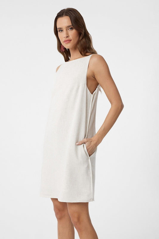 Antioch Linen-Blend Women's Mini Dress