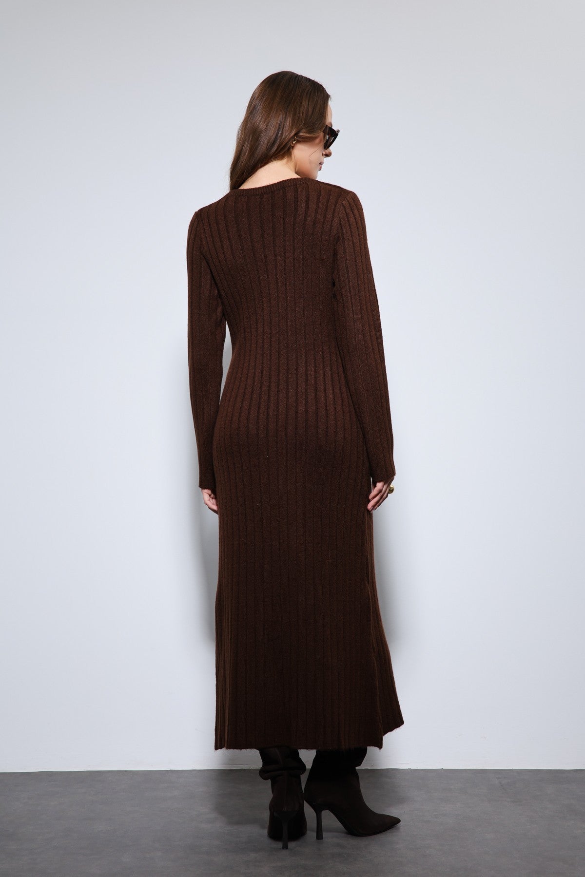 Antioch Slit-Detail Knit Dress
