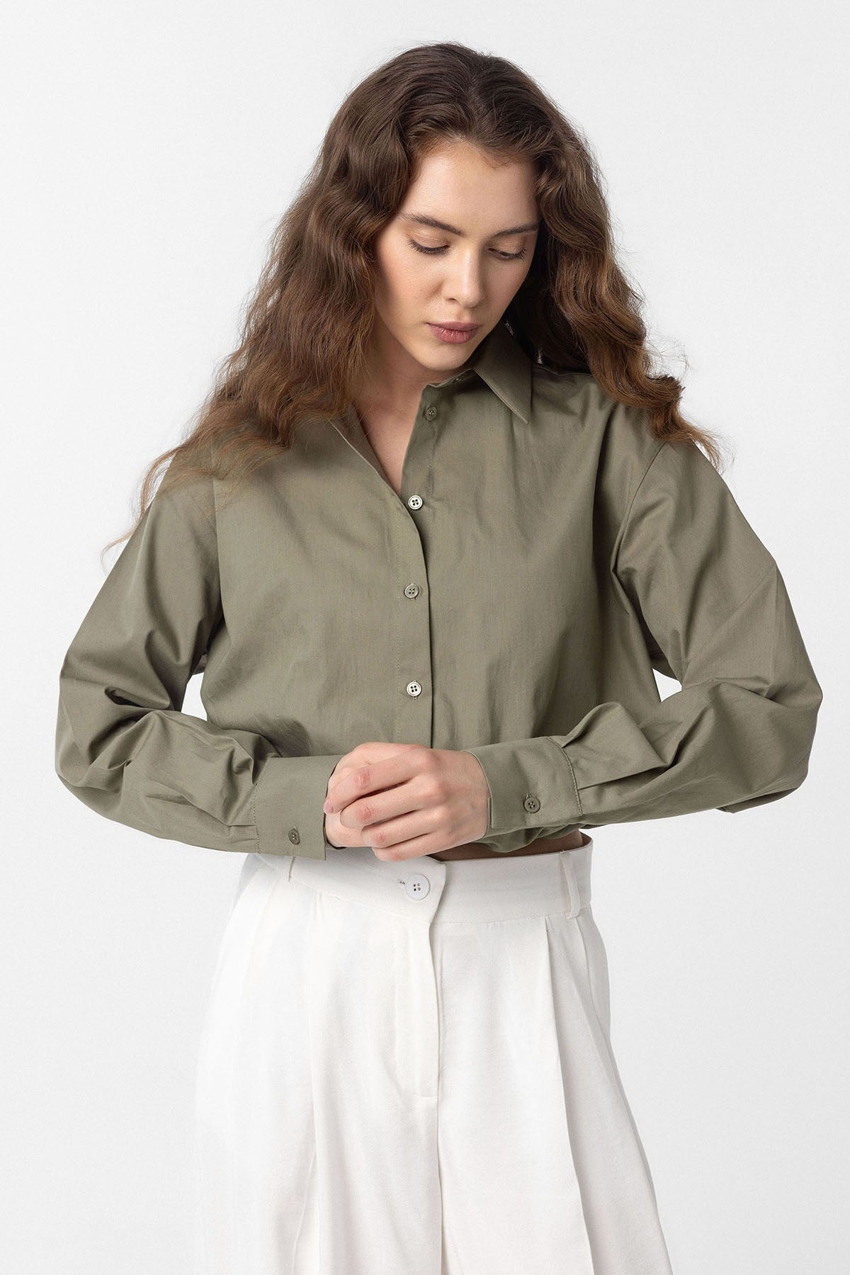 Antioch Crop Poplin Women's Shirt