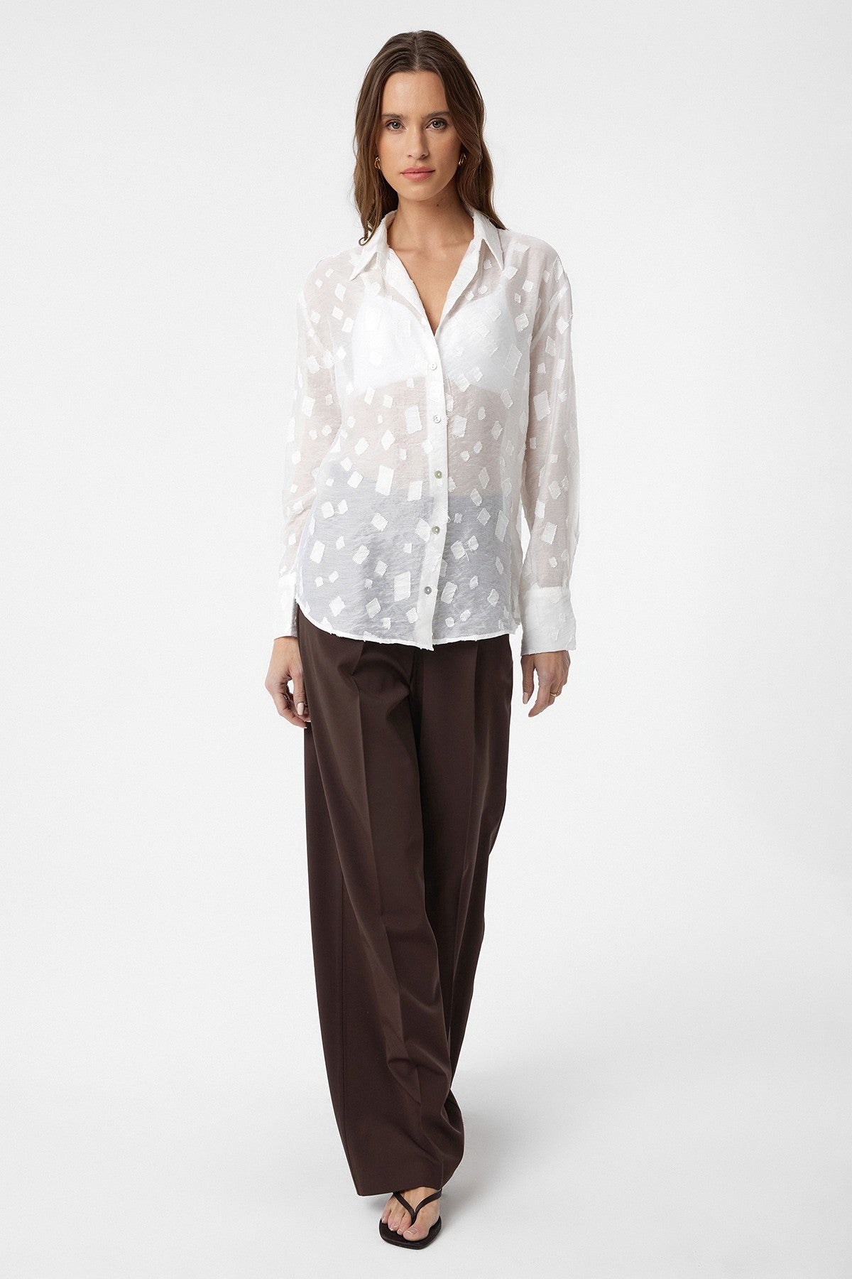 Transparent Shirt with Antioch Pattern