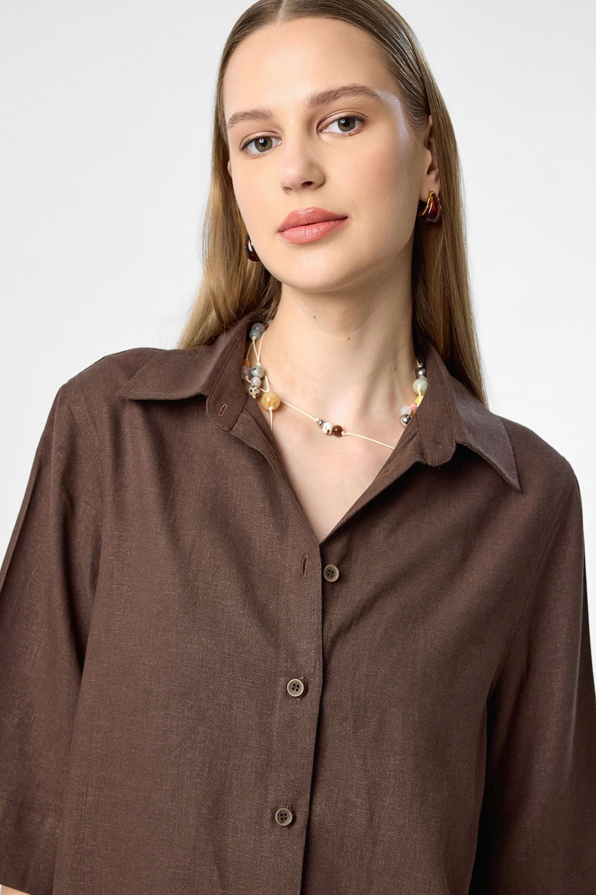 Antioch Women's Linen-Blend Shirt