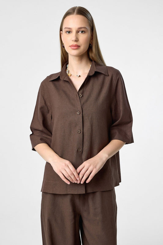 Antioch Women's Linen-Blend Shirt