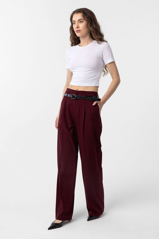 Antioch High-Waisted Pleated Women's Pants