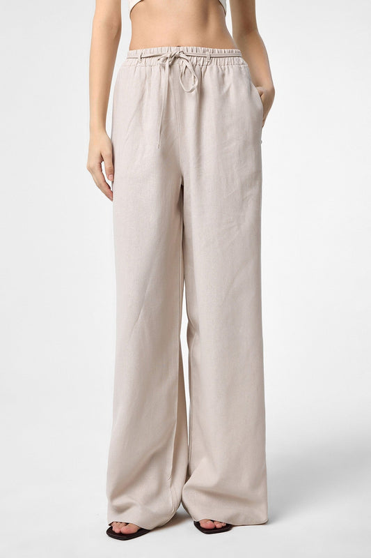 Women's Linen-Blend Pants
