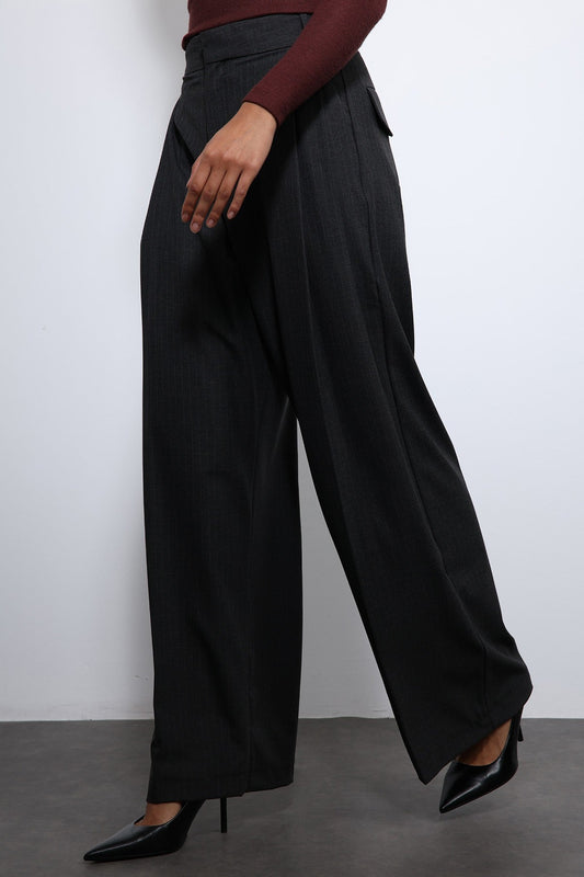 Antioch Striped Wide-Leg Pants