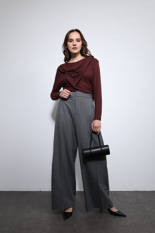 Antioch Striped Wide-Leg Pants