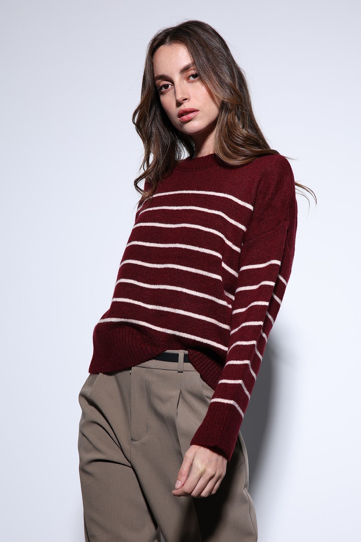 Antioch Striped Knit Sweater