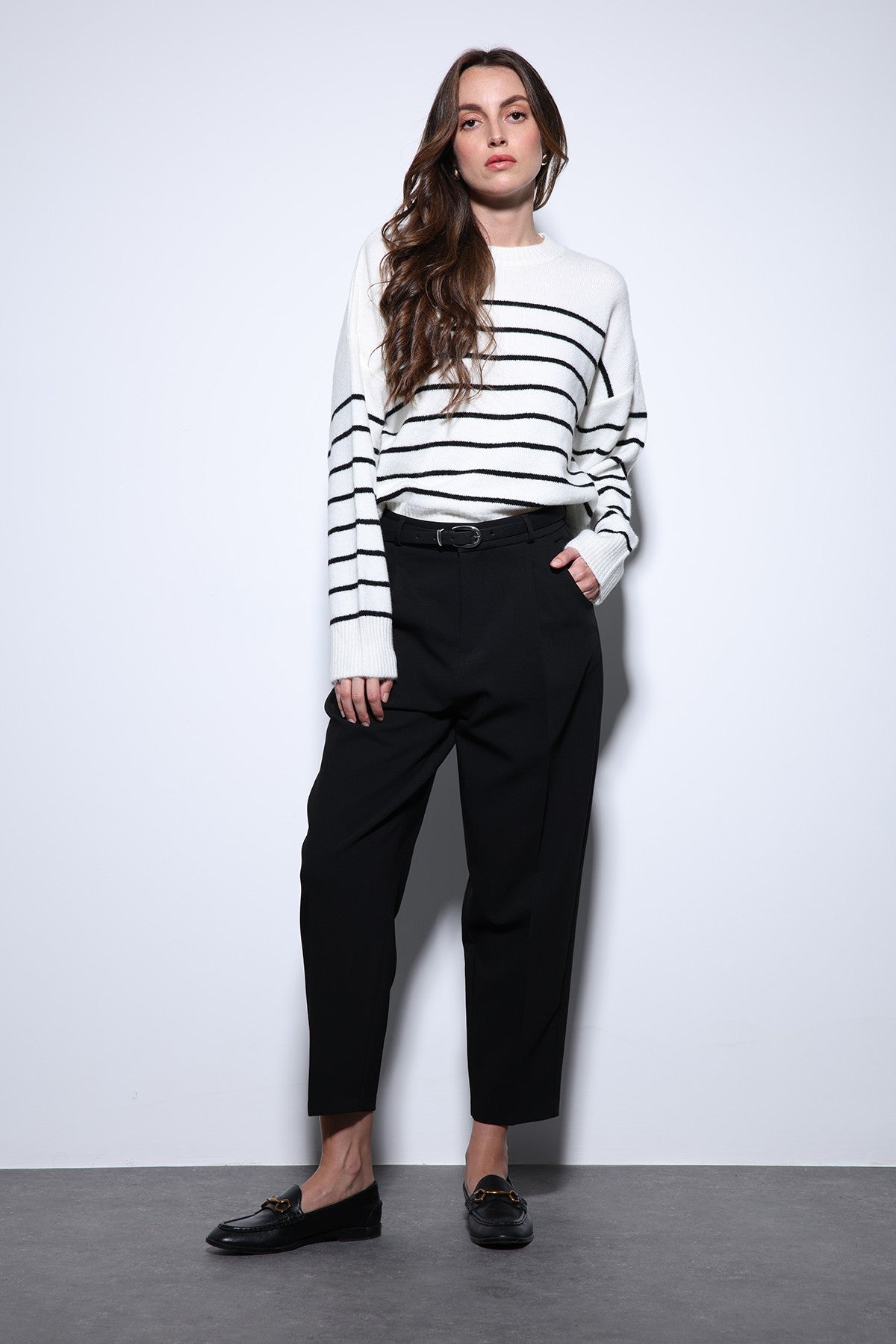 Antioch Striped Knit Sweater