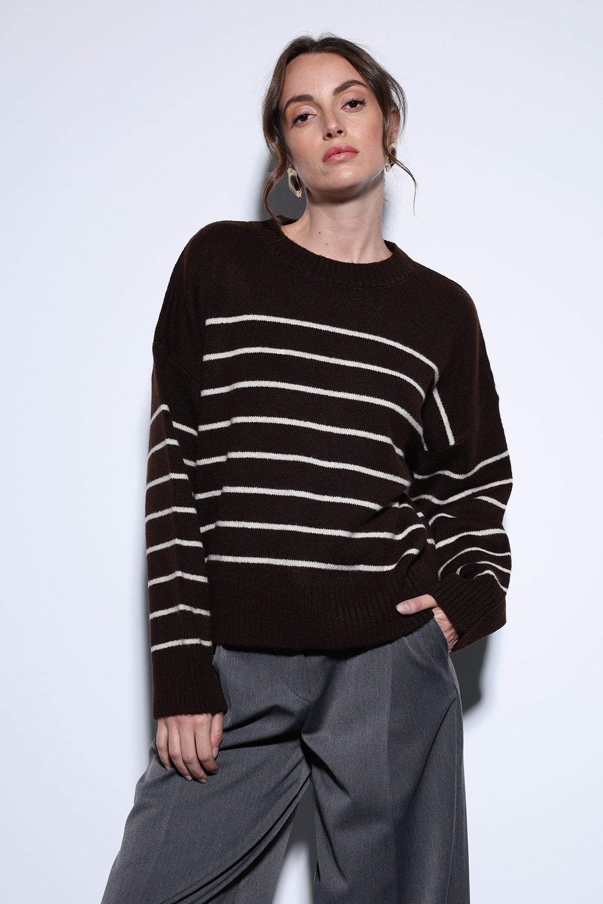 Antioch Striped Knit Sweater