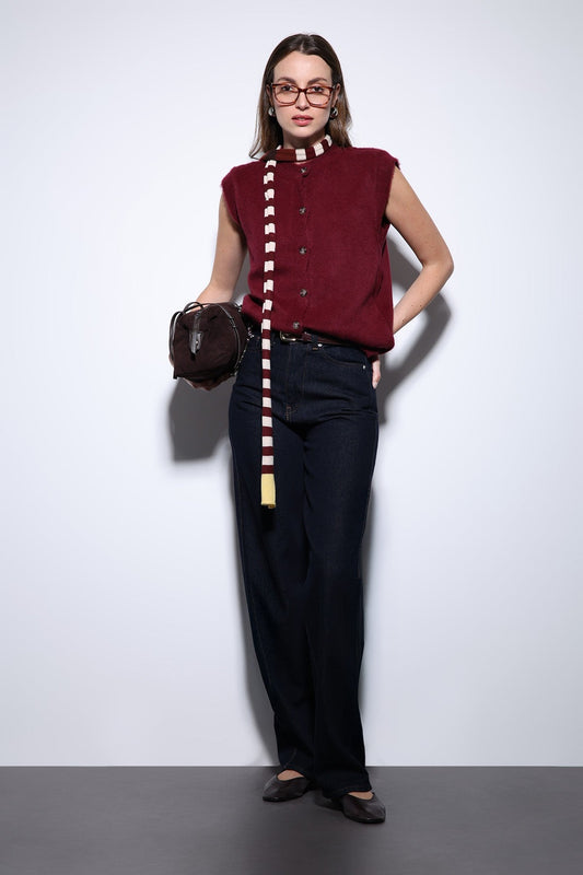 Antioch-Textured Women's Knit Vest