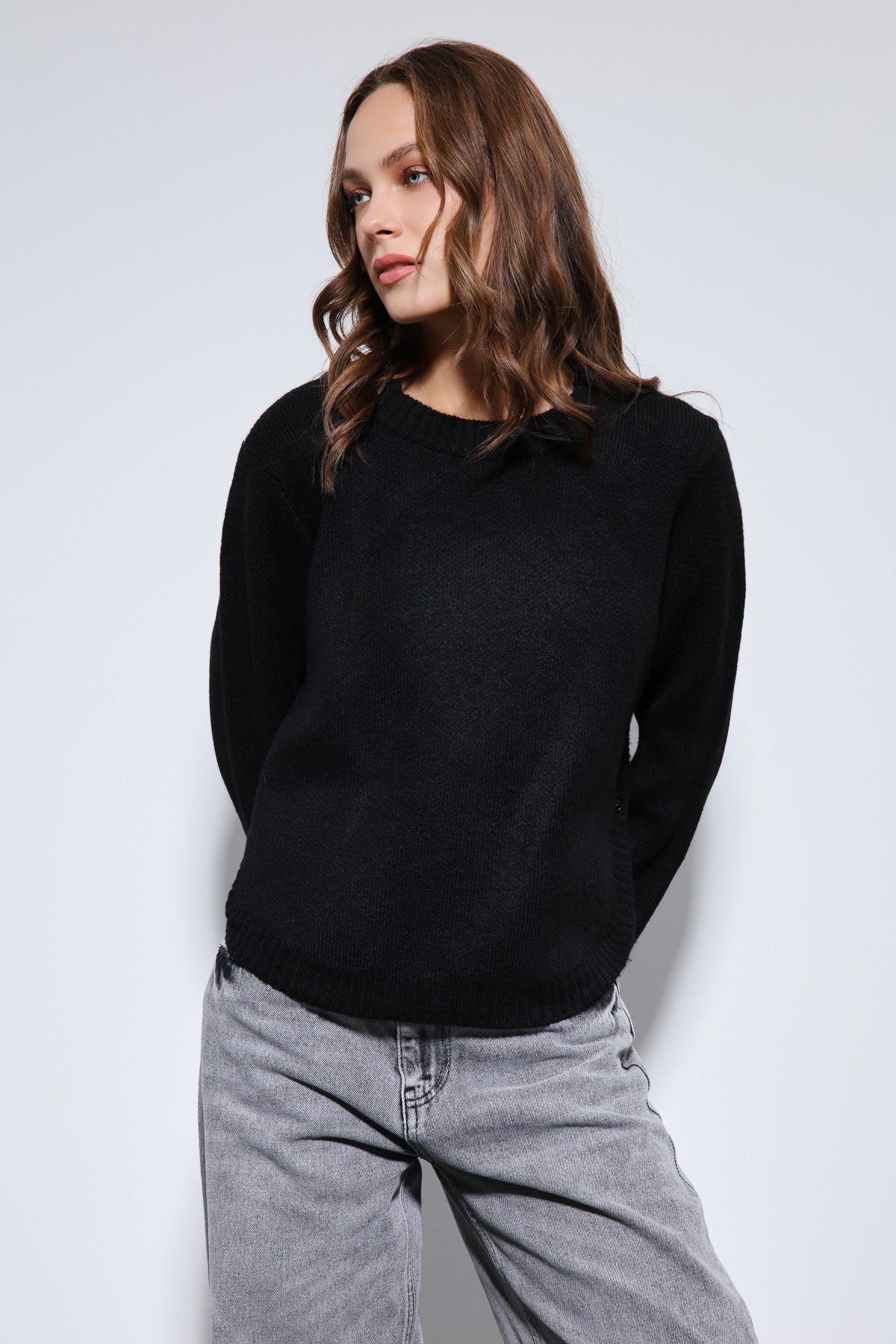 Antioch Knitted Sweater with Button Details