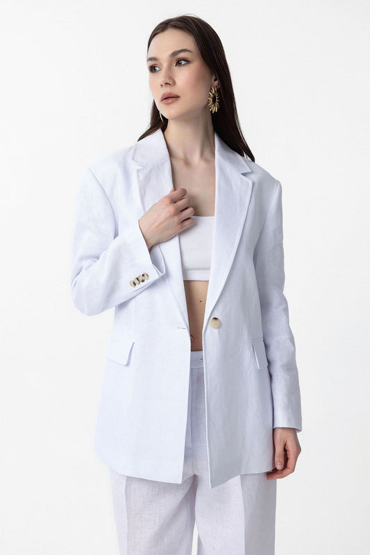 Antioch 100% Linen Women's Blazer Jacket