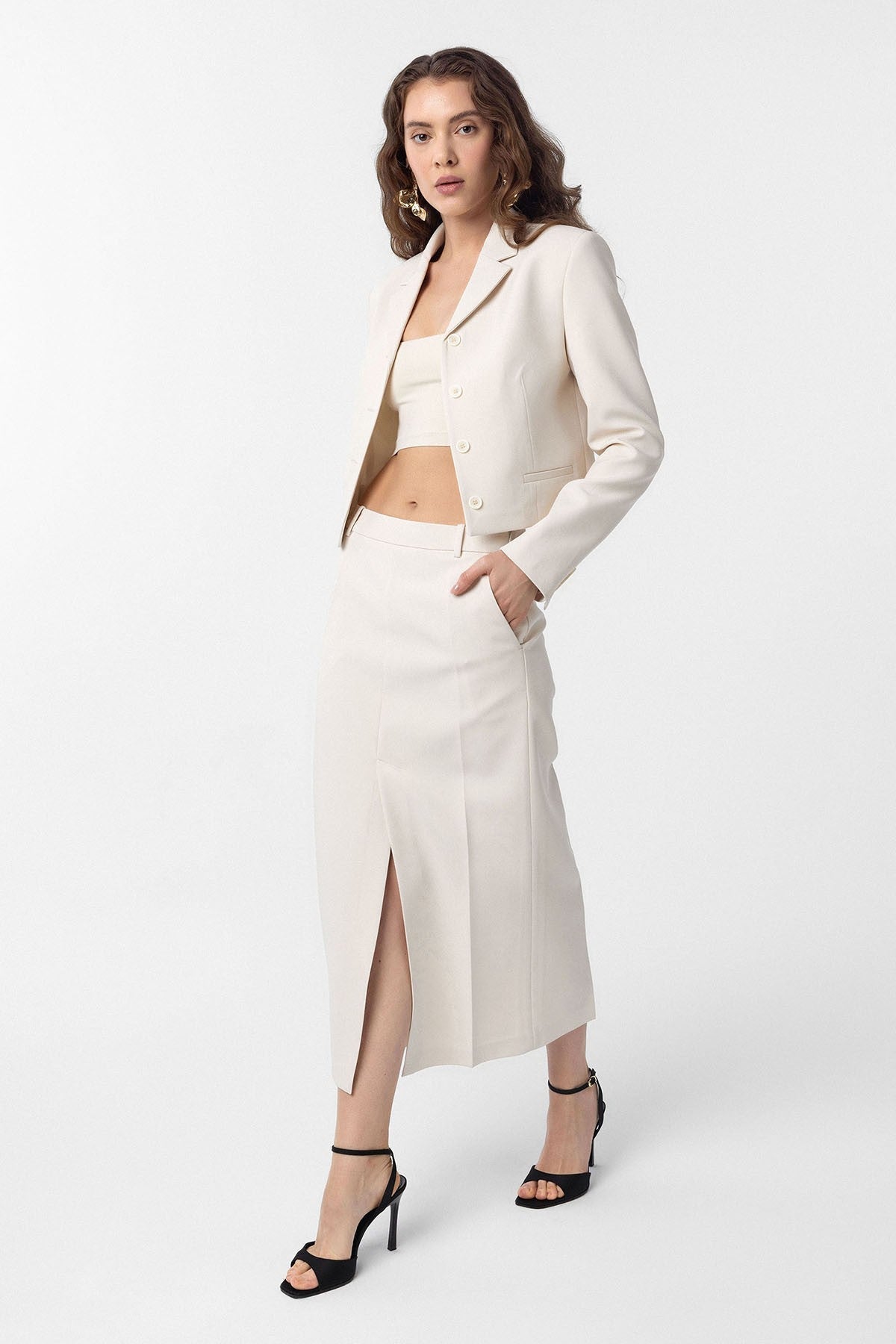 Antioch Crop Women's Blazer Jacket