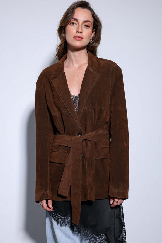 Antioch Belted Suede Women's Jacket