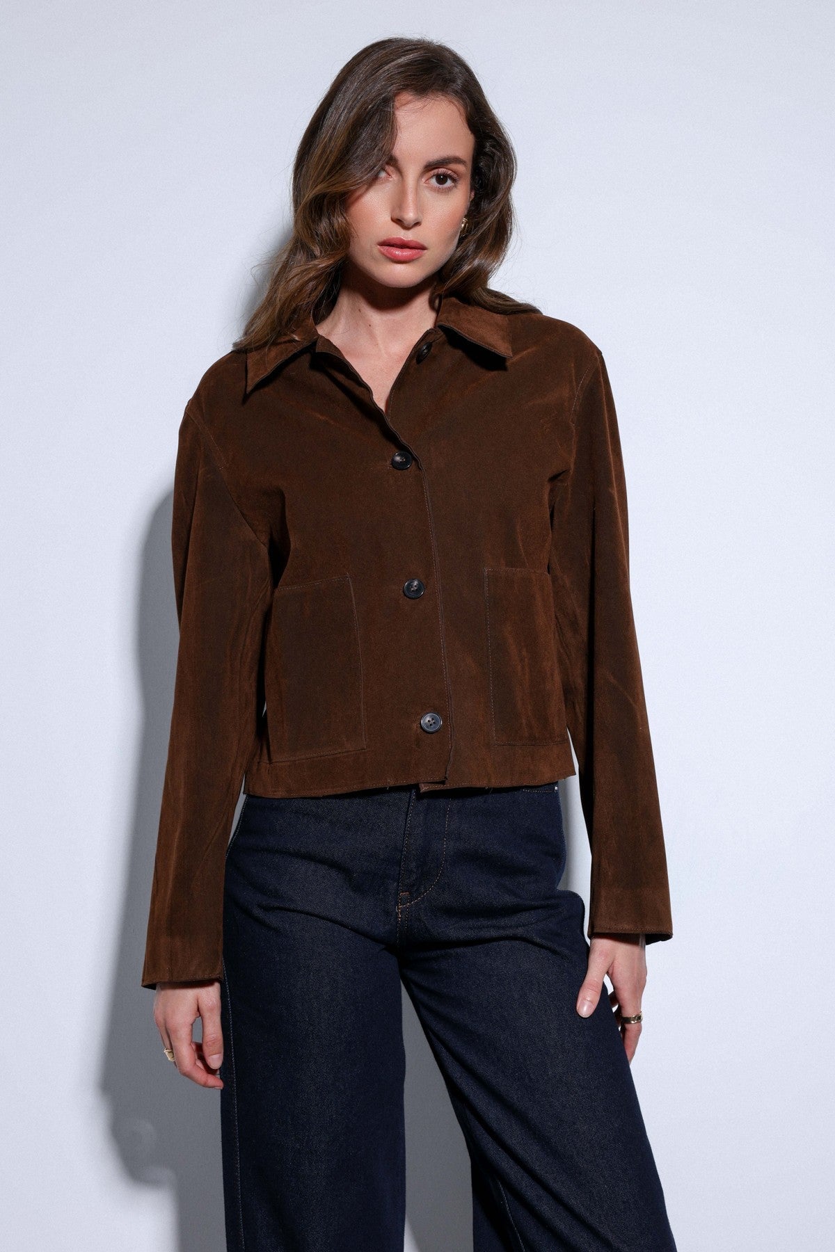 Antioch Women's Suede Jacket with Pockets