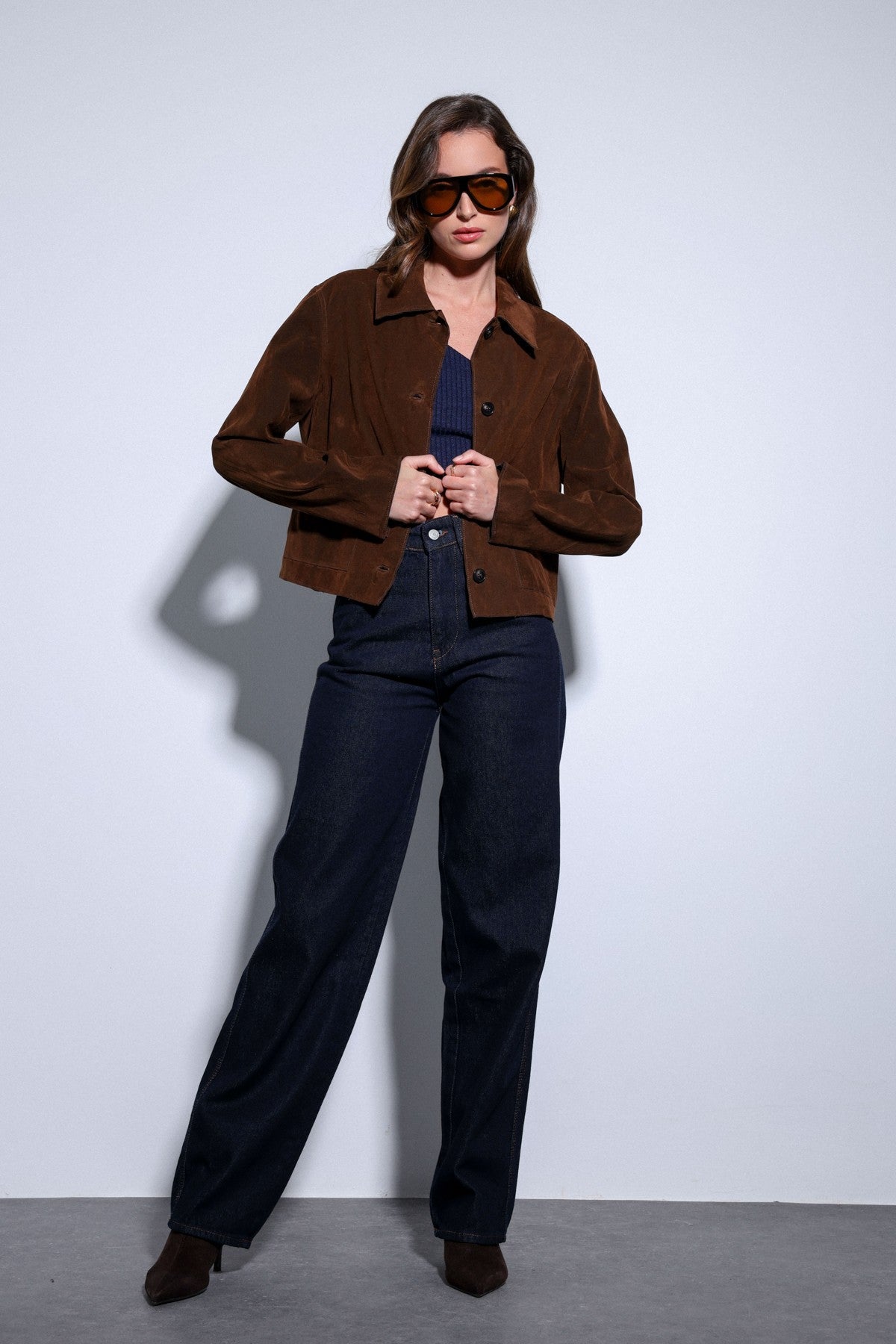Antioch Women's Suede Jacket with Pockets