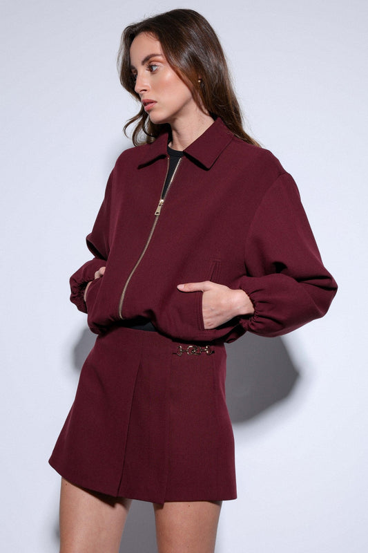 Antioch Women's Bomber Jacket with Zipper