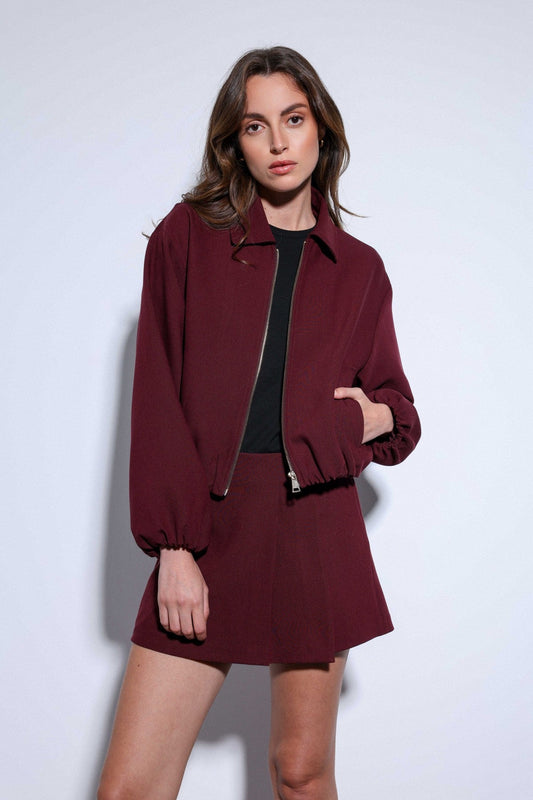 Antioch Women's Bomber Jacket with Zipper