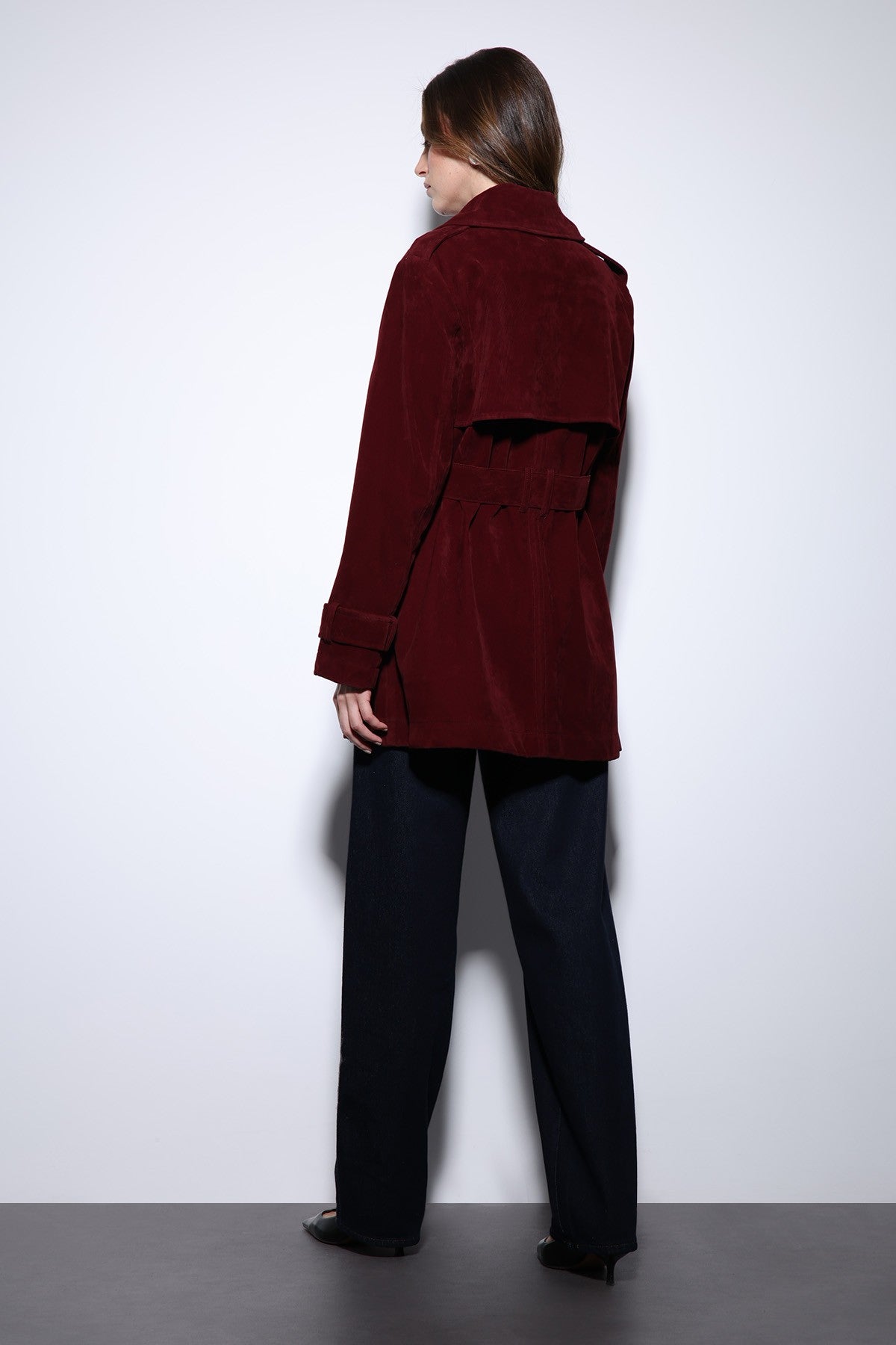 Antioch Suede-Look Women's Trench Coat