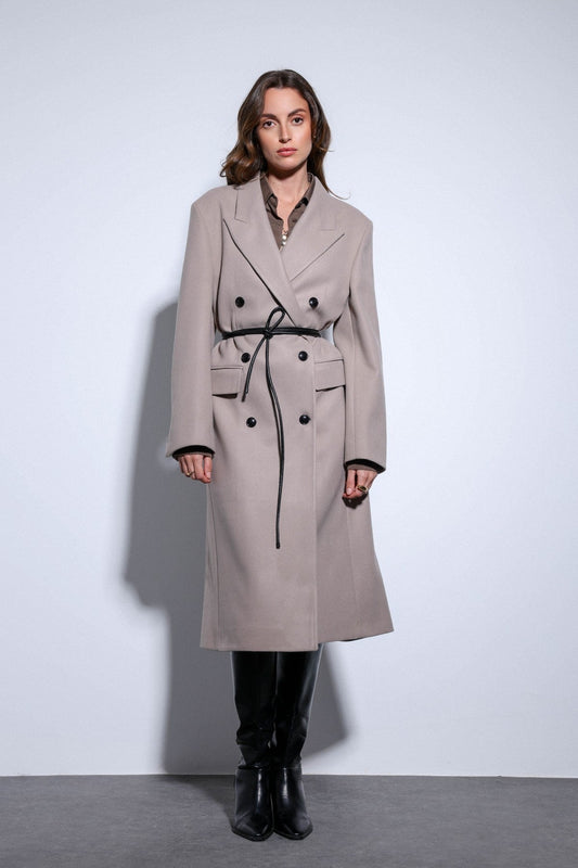 Antioch Arched Double-Breasted Women's Coat