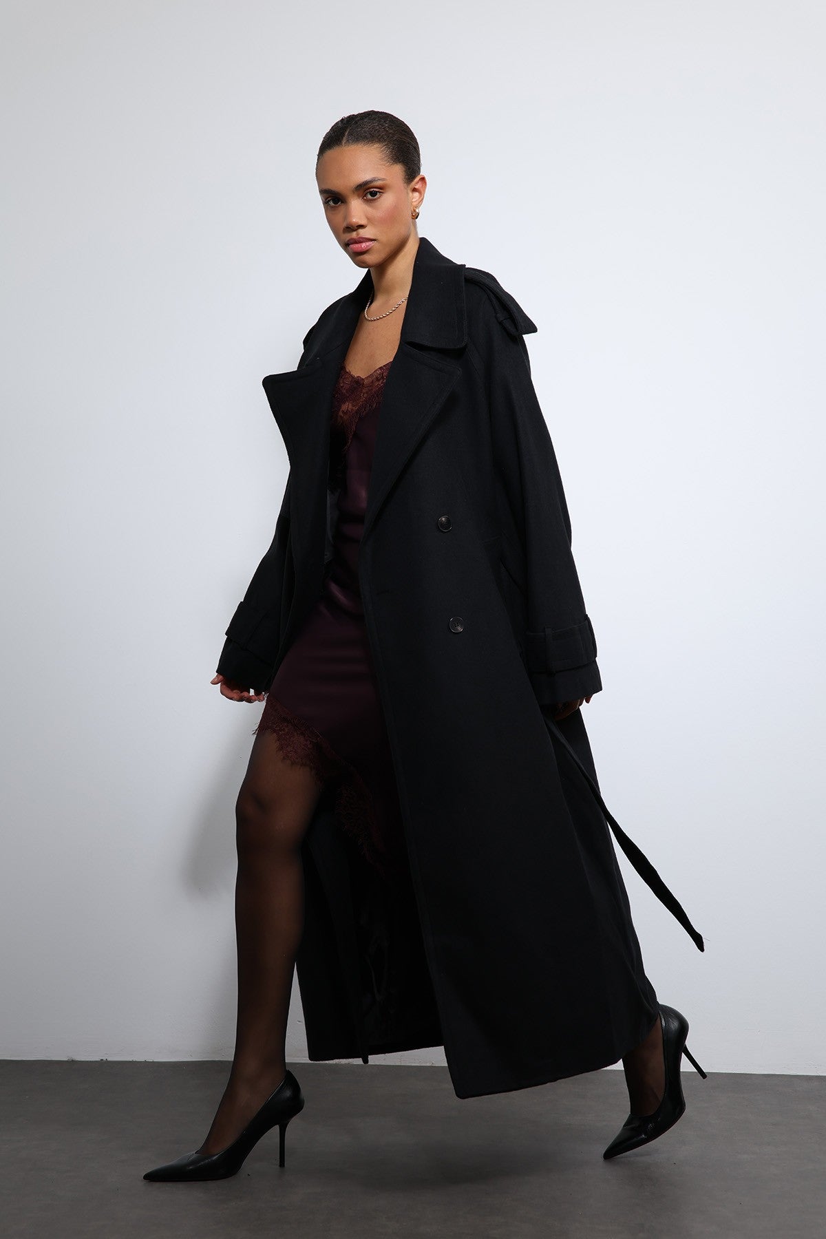 Antioch Oversized Belted Coat