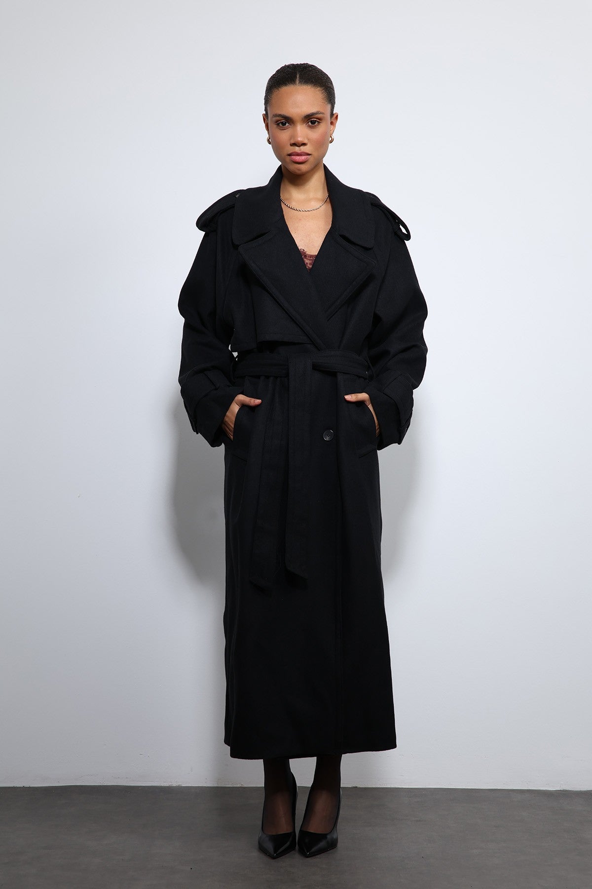 Antioch Oversized Belted Coat