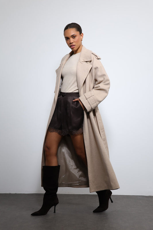 Antioch Oversized Belted Coat