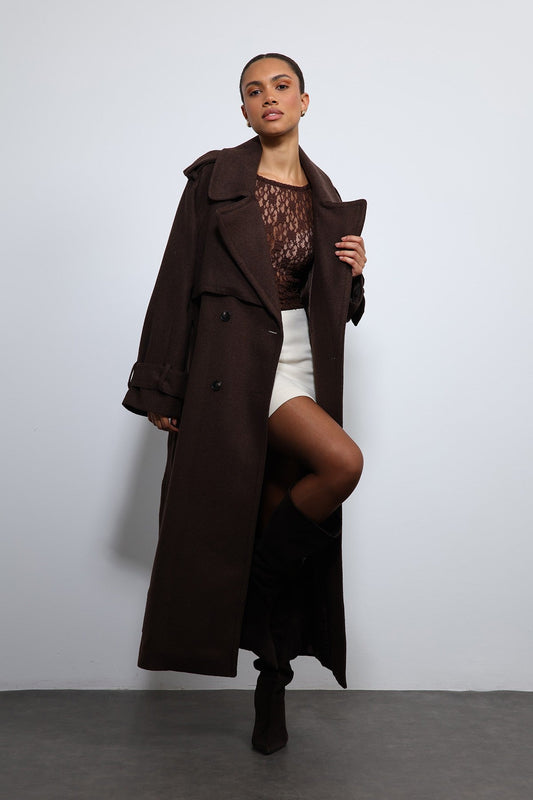 Antioch Oversized Belted Coat