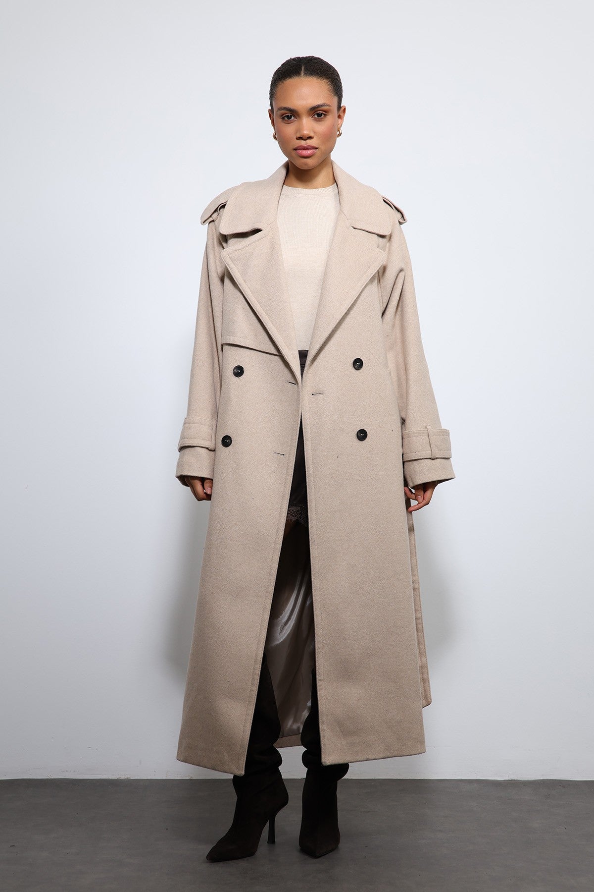 Antioch Oversized Belted Coat