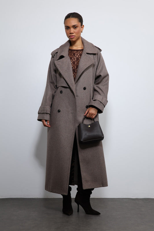 Antioch Oversized Belted Coat