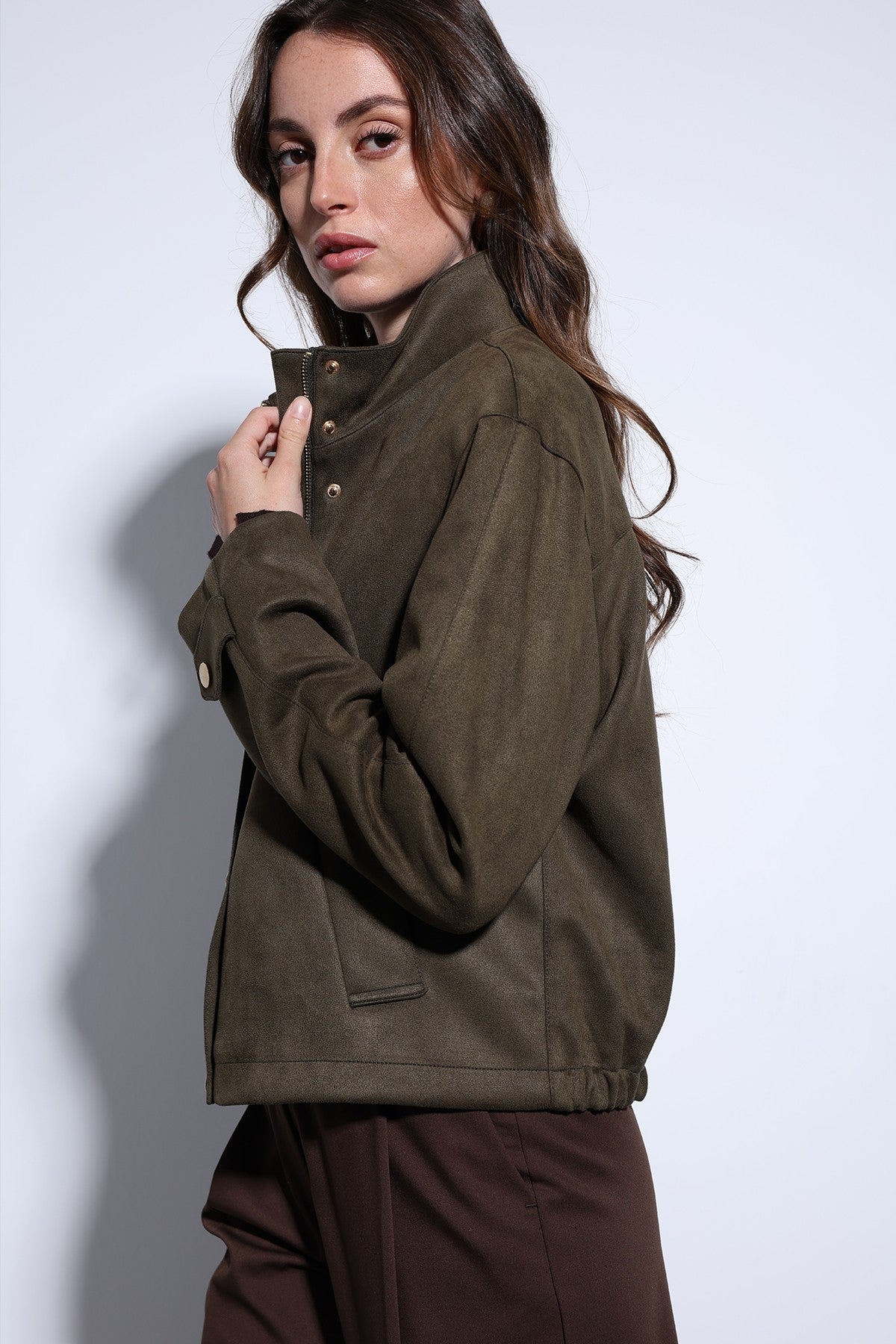 Antioch Suede Bomber Jacket