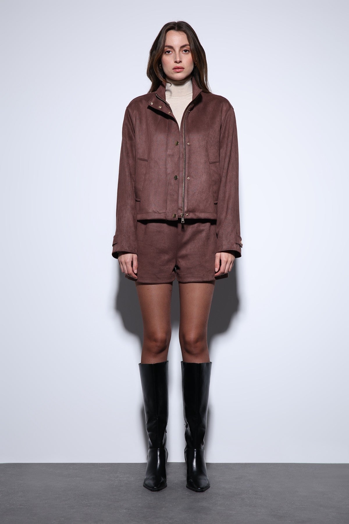 Antioch Suede Bomber Jacket