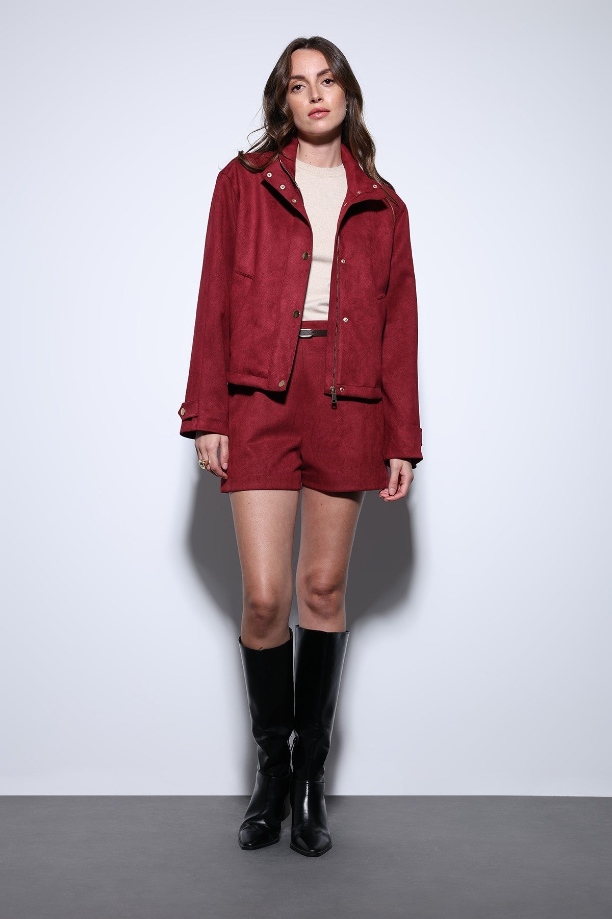 Antioch Suede Bomber Jacket