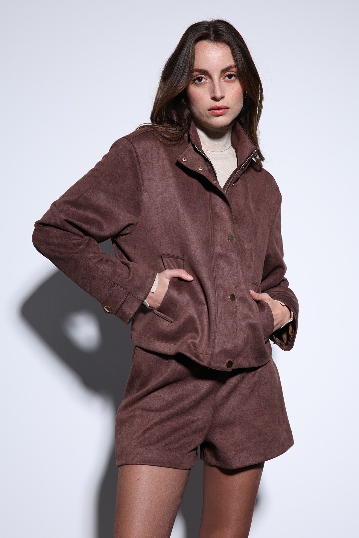 Antioch Suede Bomber Jacket