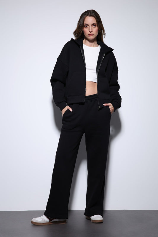 Antioch Women's Zipper-Front Hooded Sweatshirt