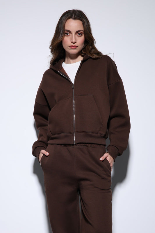 Antioch Women's Zipper-Front Hooded Sweatshirt