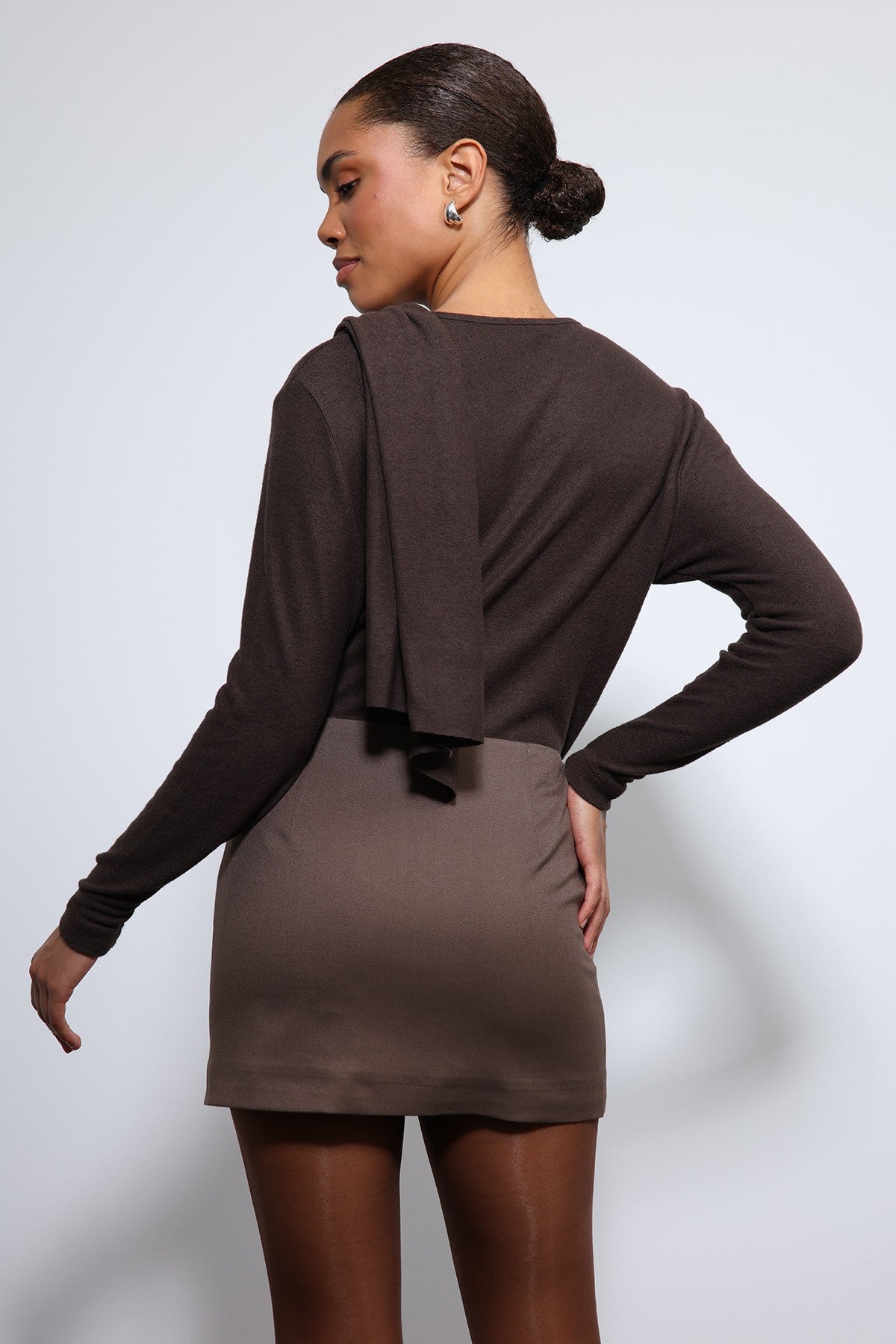 Antioch Draped Shawl with Detailed Top
