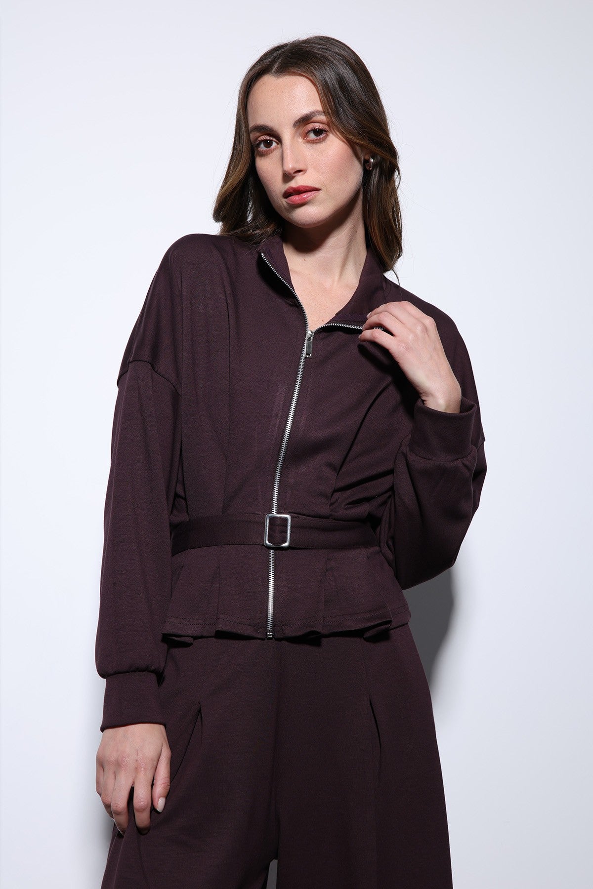 Antioch Belted Wide-Leg Pants Suit