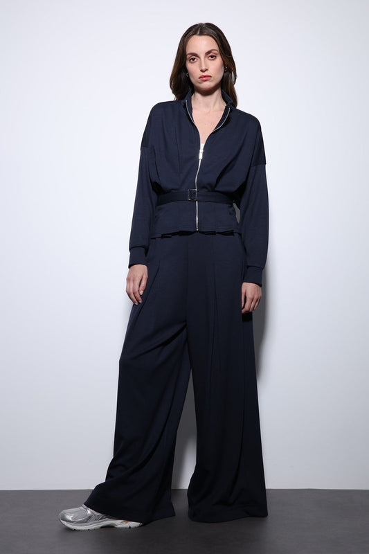 Antioch Belted Wide-Leg Pants Suit