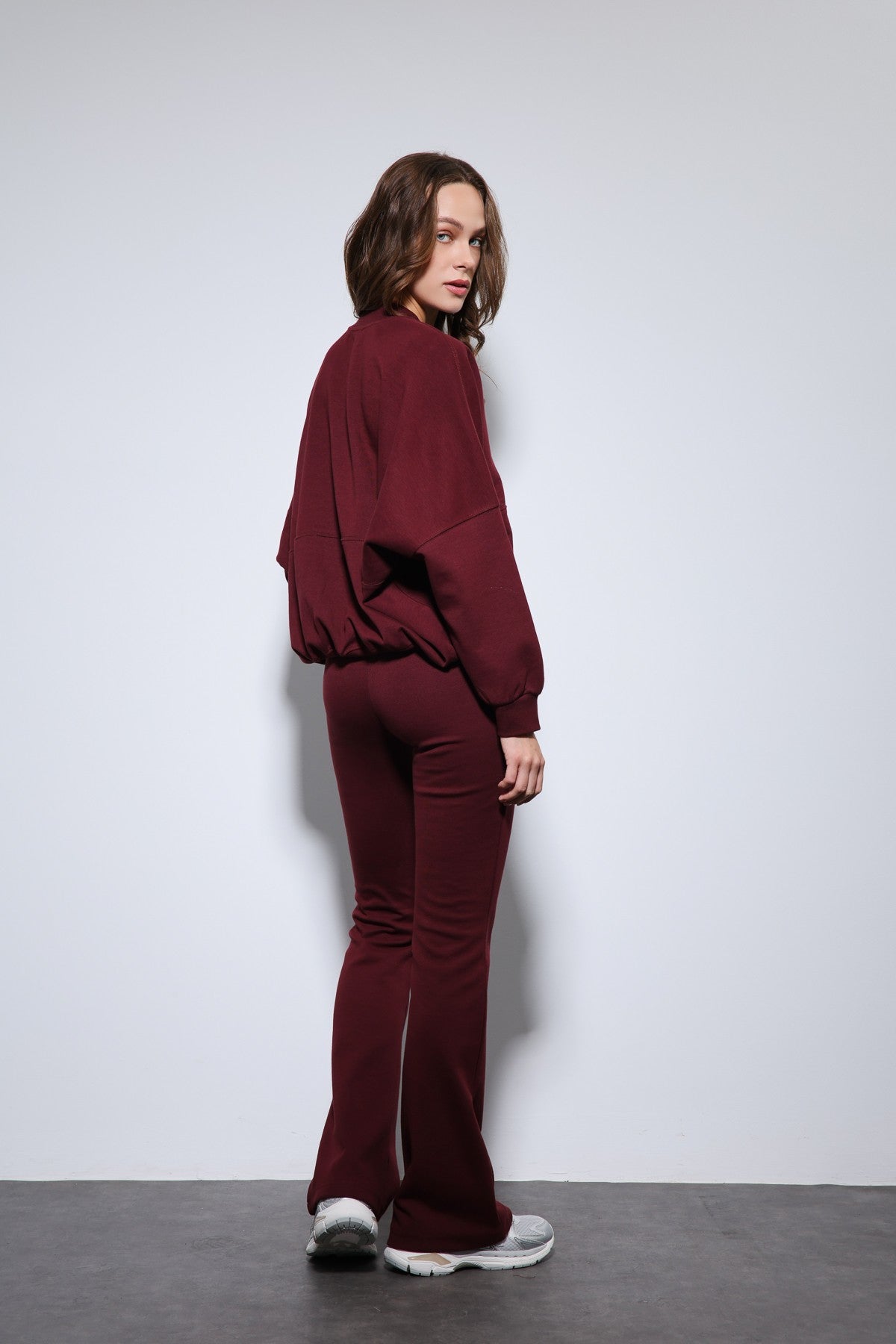 Antioch Bomber Jacket and Flared-Leg Sweatpants Set