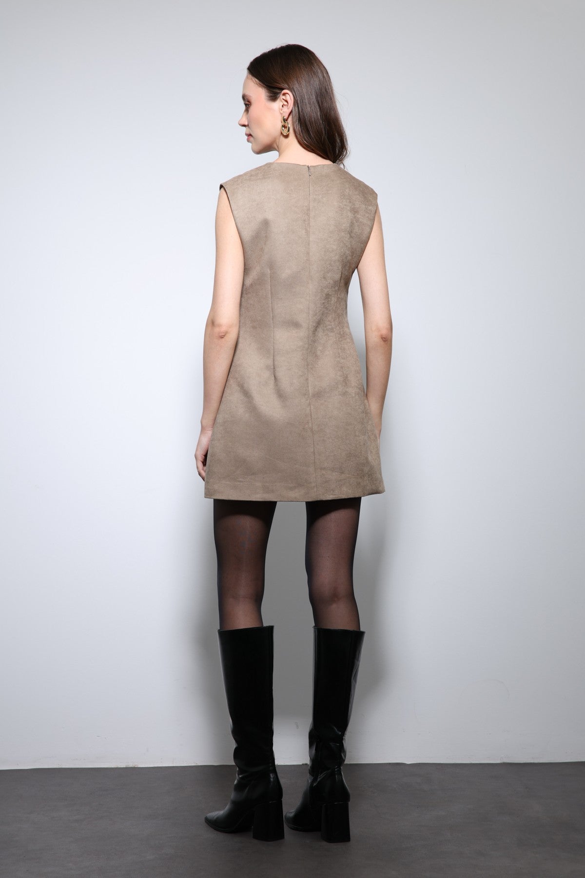 Antioch Low-Cut Short Dress